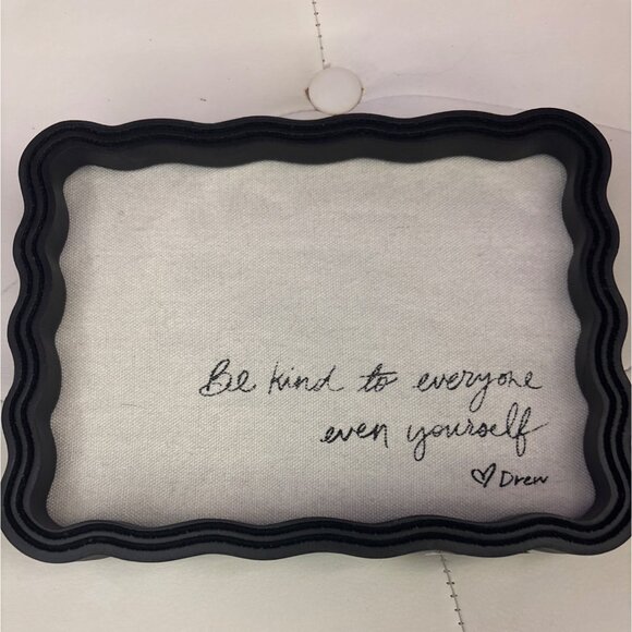 Double-Sided Drew Barrymore Home Decor Sign Canvas Frame Inspirational - Picture 6 of 14